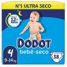 Fraldas Dodot Bebé Seco T4 (9-14kg) (58 Un)
