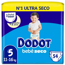 Fraldas Dodot Bebé Seco T5...